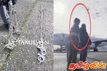 கை-கால்களில் விலங்கிட்டு நாடு கடத்தப்படும் சட்டவிரோத குடியேறிகள்