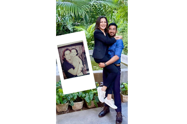 தொகுப்பாளினி டிடி-யை தூக்கி வைத்துக்கொண்ட 21 வயது நபர்.. யார் தெரியுமா | Dhivya Dharshini With Her Sister Son