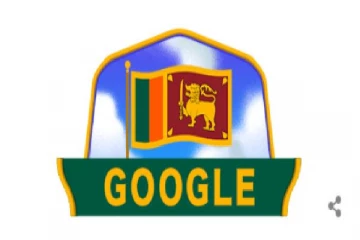 இலங்கையின் சுதந்திர தினத்தை முன்னிட்டு வாழ்த்துக்களை பகிர்ந்துள்ள  கூகுள்