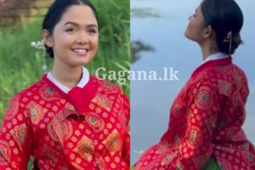 නෑ නෑ චංගුමී නෙමෙයි - මේ අපේ ජානු.. බලන් ඉන්නමයි හිතෙන්නෙ.. අනේ එයාගෙ ලස්සන. (VIDEO)