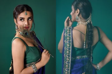 நடிகை நிதி அகர்வால் சேலையில் அப்படி ஒரு போஸ்.. ரசிகர்களை கவரும் ஸ்டில்கள்