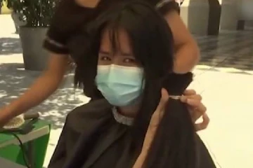 தலைமுடியை தானம் செய்த பெரு நாட்டவர்கள்...எதற்காக தெரியுமா?