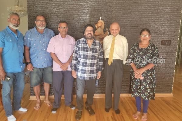 நாடு கடந்த தமிழீழ அரசாங்கத்தின் பிரதமருக்கும் டி.ராஜேந்திரனுக்கும் இடையில் சந்திப்பு(Photo) | Tamil Eelam Government D Rajendran