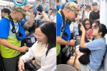 மெட்டோ ரயிலில் இருக்கைக்கு தகராறு... 65 முதியவரை கைது செய்த பொலிஸார்!