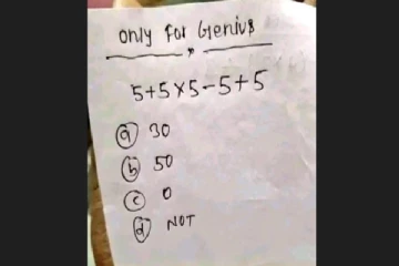 Brain Teaser Maths: புத்திசாலிகளால் மட்டுமே விடை கூற முடியும் இதற்கு விடை என்ன?