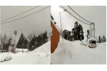 இமாச்சலப்பிரதேசத்தில் கடும் பனிப்பொழிவு - நகரமே பனியால் மூடப்பட்ட வீடியோ வைரல்...!