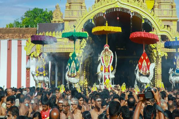 வெகு சிறப்பாக இடம்பெற்ற நல்லூர் கந்தன்  தீர்த்தோற்சவம்! (Photos) | Nallur Kandan Thirthothsavam Jaffna