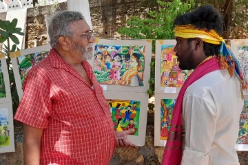 மலையக எழுச்சி பாதயாத்திரையில் மகிந்த தேசப்பிரியவும் பங்கேற்பு