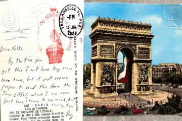 54 ஆண்டுகள் கழித்து பாரிஸிலிருந்து அமெரிக்காவுக்கு வந்து சேர்ந்த மர்ம அஞ்சல் அட்டை!