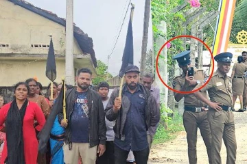 தையிட்டியில் சட்டவிரோதமாக கட்டப்பட்ட விகாரை: போராட்டத்தில் ஈடுபட்டவர்களை அச்சுறுத்திய காவல்துறையினர்!