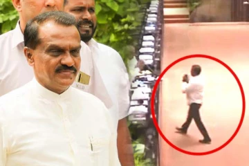 நாடாளுமன்றில் நடுவே சென்று சஜித் பிரேமதாசவிற்கு ஆதரவளித்த மொட்டு எம்.பி