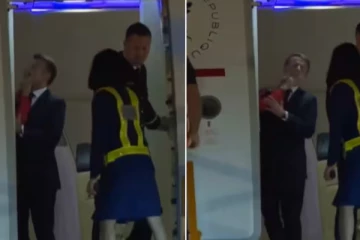 பிரான்ஸ் அதிபர் மேக்ரான் விமானத்தில் வைத்து அறையப்பட்டாரா? வைரலாகும் வீடியோ