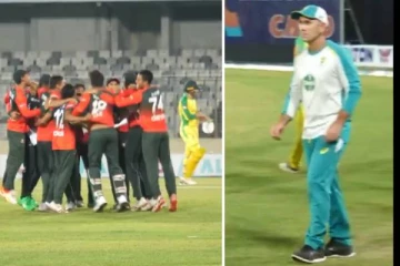 வங்கதேசத்தின் வெற்றி வீடியோவை இதில் பதிவிடுவதா? அதிர்ந்து போன அவுஸ்திரேலியா பயிற்சியாளர்! ஊழியருக்கு நேர்ந்த நிலை!