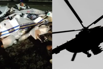 අසල්වැසි ඉන්දියාවේ බිහිසුණු හෙලිකොප්ටර් අනතුරක්.(PHOTOS)