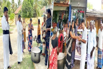 தாயகத்தின் பல்வேறு பகுதிகளிலும் முள்ளிவாய்க்கால் கஞ்சி வழங்கி வைப்பு..!