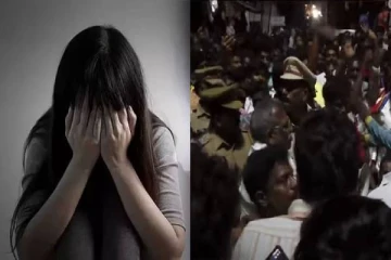 1ஆம் வகுப்பு மாணவிக்கு பாலியல் தொல்லை - பள்ளியை சூறையாடி ஆசிரியரை வெளுத்த மக்கள்