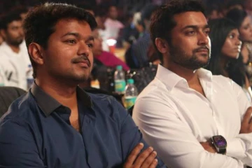 பிரபல நாயகியுடன் விஜய்-சூர்யா இருக்கும் இந்த கலாட்டாக போட்டோவை பார்த்துள்ளீர்களா?