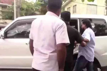 விமல் வீரவன்ச மீது தாக்குதல் நடத்த முயற்சி (காணொலி)