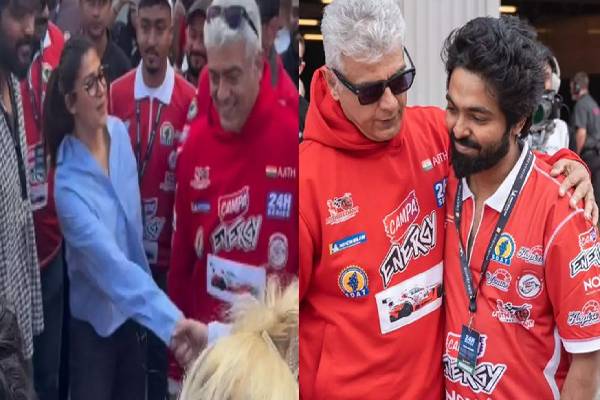 அபுதாபி ரேஸிங் டிராக்கில் அஜித் -சிவகார்த்திகேயன் சந்திப்பு! காணொளியை பாருங்க | Sivakarthikeyan Meet Ajith At Dubai Video Viral
