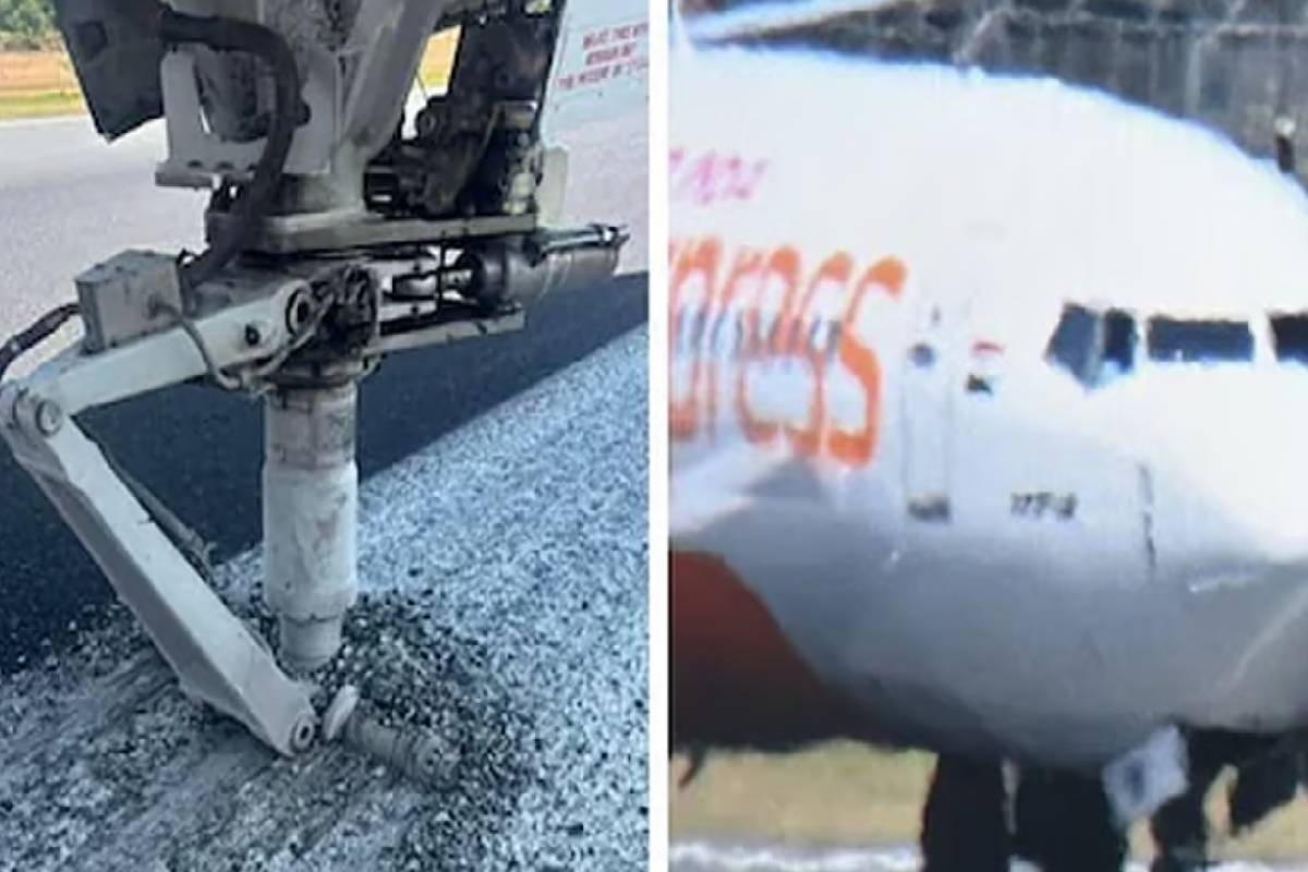 தரையிறங்கும் போது திடீரென விபத்தில் சிக்கிய ஏர் இந்தியா விமானம்! பதற்றத்தில் பயணிகள் | Air India Express Plane Wheel Problem Airport