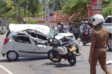 இன்று இடம்பெற்ற கோர விபத்து; நால்வருக்கு நேர்ந்த துயரம்