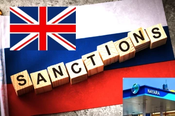 இந்தியாவின் நயாரா உட்பட 90 நிறுவனங்களுக்கு பிரித்தானியா தடை