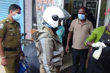 கோவிட் பரவலை தடுக்க கொட்டகலை நகரில் பொலிஸார் கடும் எச்சரிக்கை