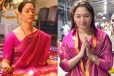 துர்க்கை அம்மனுக்கு கடுமையான விரதம்.. ஆன்மிகத்தில் மூழ்கிய நடிகை தமன்னா..