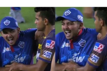 6 பந்துக்கு 6 பவுண்டரி அடித்த ப்ரித்திவி ஷாவை... போட்டி முடிந்தவுடன் பவுலர் எப்படி அடிக்கிறார் பாருங்க