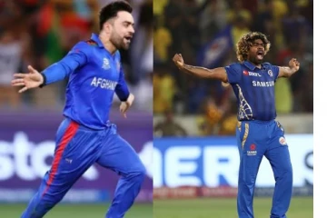டி20 உலகக்கோப்பையில் அபார பந்துவீச்சு! இலங்கை ஜாம்பவான் மலிங்காவின் உலக சாதனையை முறித்த ஆப்கான் வீரர் ரஷித்கான்