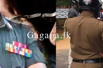 පිල්ලෑවේදී යුද හමුදා ලුතිනන්වරයෙක් හදිස්යේම පොලිස් අත්අඩංගුවට.