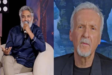 எஸ்.எஸ்.ராஜமௌலிக்கு இன்ப அதிர்ச்சி கொடுத்த அவதார் புகழ் ஜேம்ஸ் கேமரூன்... வைரலாகும் சந்திப்பு