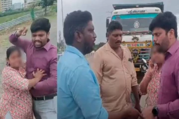 மருத்துவரை கொடூரமாக தாக்கிய லாரி டிரைவர்; கதறி அழுத மனைவி - பரவும் வீடியோ!