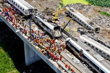 சீனாவில் இரு தொடருந்துகள் மோதி விபத்து : 500 பேர் படுகாயம்