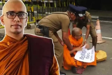 உண்ணாவிரதப் போராட்டத்தில் ஈடுபட்ட தேரர் கைது