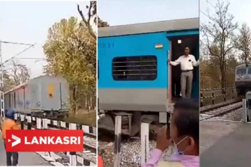 பிரேக் பிடிக்காததால் வேகமாக பின்னோக்கி ஓடிய பயணிகள் ரயில்! மண் ரப்பீஸ் கொட்டி தவிர்க்கப்பட்ட பயங்கர விபத்து: திகிலூட்டும் காட்சி