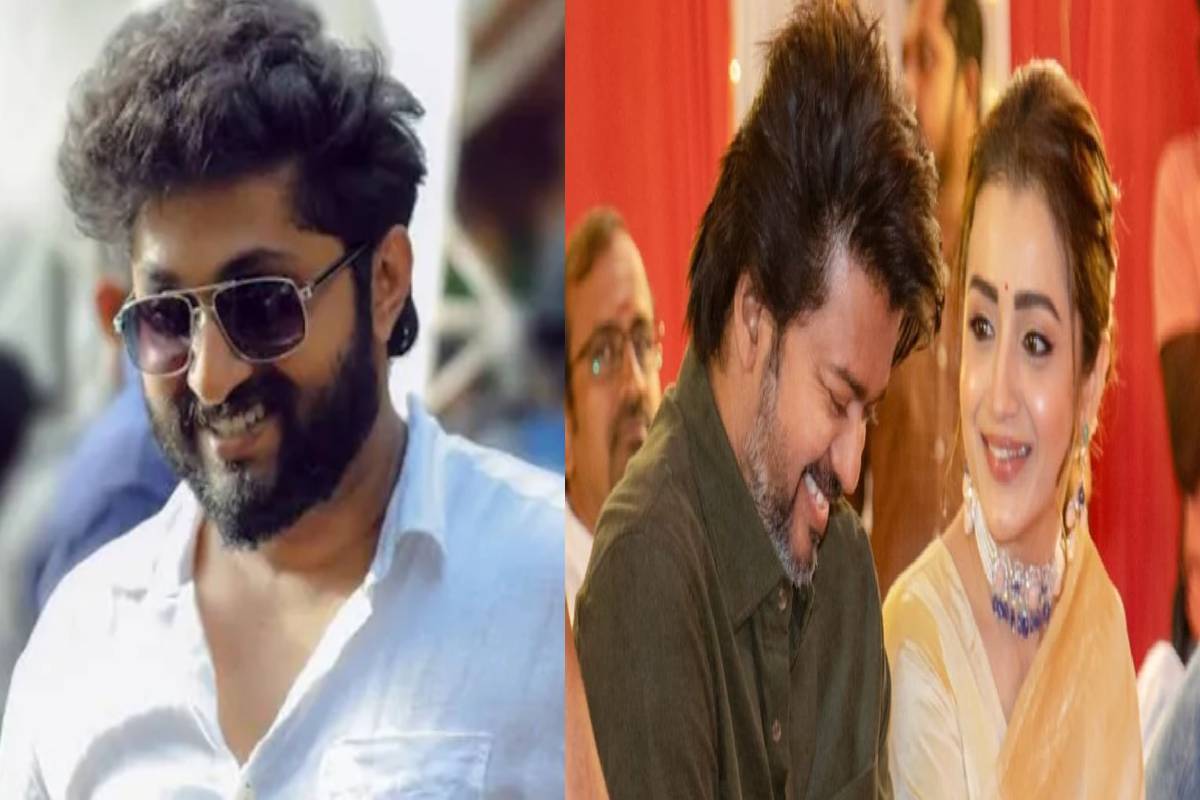விஜய்–த்ரிஷா பெயரை சொல்லாமல் கலாய்த்த மலையாள நடிகர் - படு வைரலாகும் வீடியோ! | Dhyan Sreenivasans Vijay Trisha Joke Goes Viral