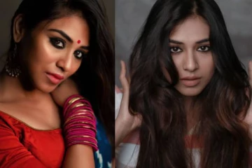 என்ன இந்து இதெல்லாம்! படுக்கையில் ரொமாண்டிக் லுக்கில் பிகில் பட நடிகை..