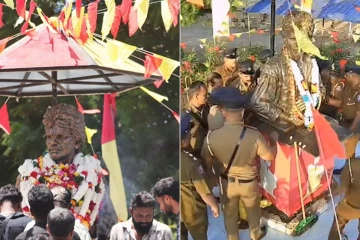 திலீபனின் சிலை வைக்கப்பட்ட விவகாரம்: 14 பேரிடம் வாக்குமூலம் பதிவு
