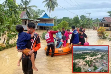 இந்தோனேசியா வெள்ளப்பெருக்கில் 15 பேர் பலி