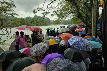 கண்டியில் வறட்சிக்கு முற்றுப்புள்ளி; மக்கள் மகிழ்ச்சி