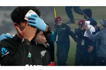 ரத்தம் சொட்டச் சொட்ட சுருண்டு விழுந்த வீரர்..பாகிஸ்தான் மைதானத்தில் நடந்த பயங்கரம்!