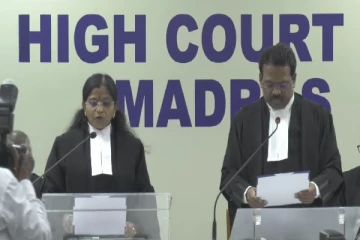 சென்னை உயர்நீதிமன்ற கூடுதல் நீதிபதியாக பதவியேற்றார் விக்டோரியா கவுரி
