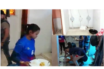 உ.பி.யில் கபடி பெண் வீரங்கனைகளுக்கு கழிவறையில் வழங்கப்பட்ட உணவு - வைரலாகும் அதிர்ச்சி வீடியோ