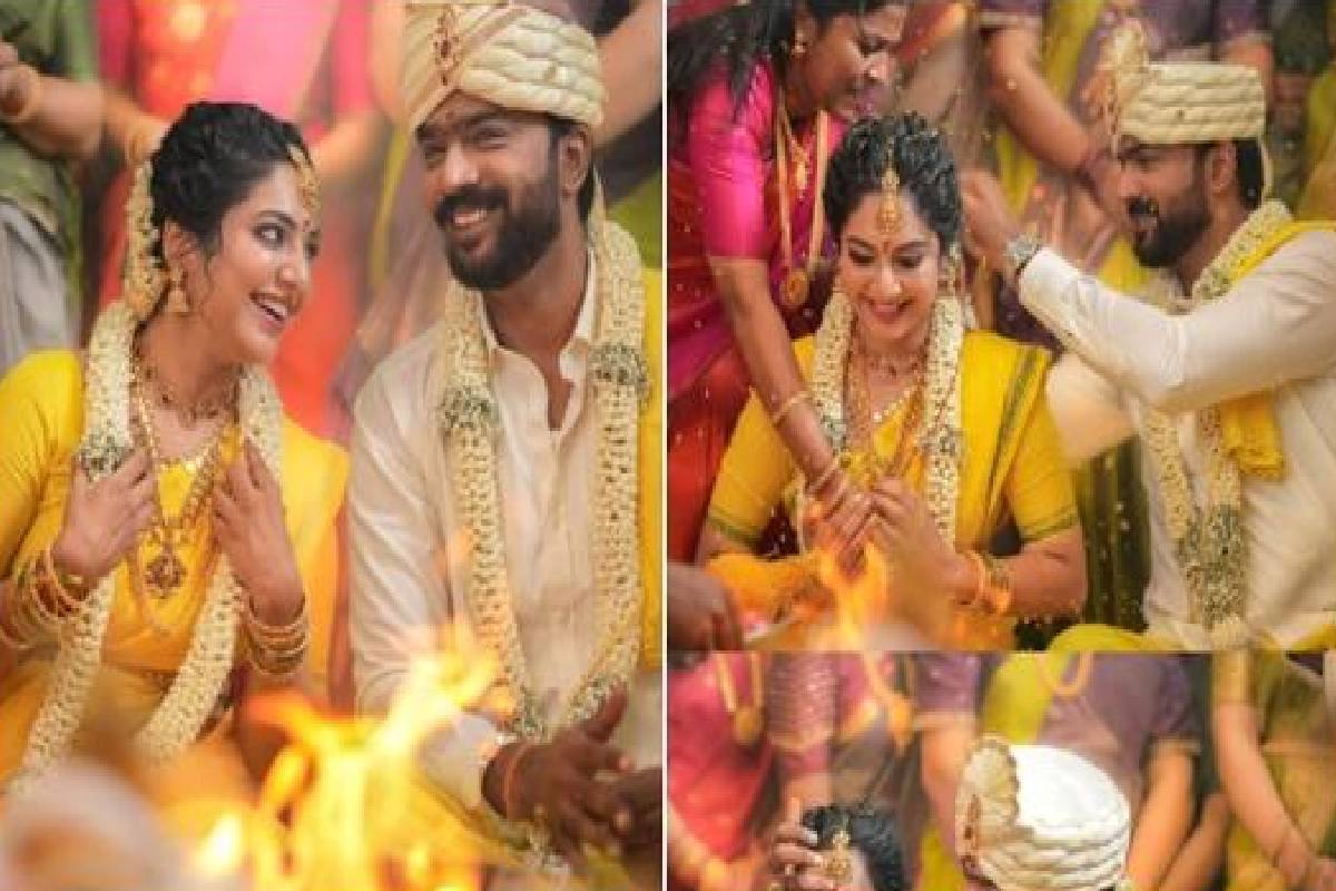 7 வயது குறைந்த நடிகரை திருமணம் செய்த சீரியல் நடிகை! ரசிகர்கள் வாழ்த்து மழை | Serial Actress Syamantha Kiran Wedding Video Viral 7 வயது குறைந்த நடிகரை திருமணம் செய்த சீரியல் நடிகை! ரசிகர்கள் வாழ்த்து மழை | Serial Actress Syamantha Kiran Wedding Video Viral