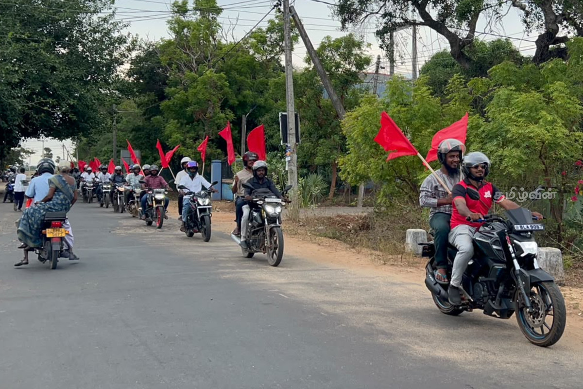 நாட்டை கட்டியெழுப்பும் இளைஞர் சக்தி எனும் தொனிப்பொருளில் மன்னாரில் மோட்டார் சைக்கிள் பேரணி | Motorcycle Rally In Mannar