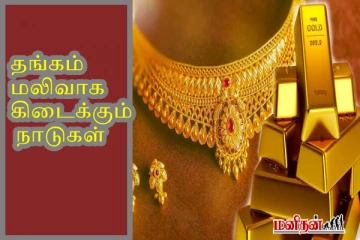இந்தியாவை விட தங்கம் மலிவாக கிடைக்கும் நாடுகள் - 1 கிராம் 7,874 ரூபாய்