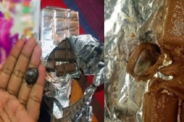 சொக்லட்டில் மீட்கப்பட்ட மனித விரல் - வாங்கியவருக்கு ஏற்பட்ட அதிர்ச்சி