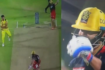 விராட் கோலி மேல் பந்தை கொண்டு அடித்த சென்னை வீரர் - வைரலாகும் வீடியோ