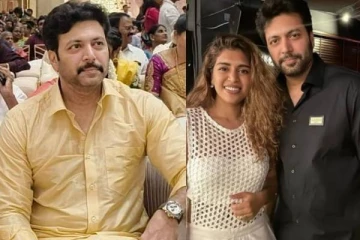 மேட்சிங் மேட்சிங் டிரெஸ்!! விவாகரத்துக்கு முன்பே தோழியுடன் ஜோடியாக நடிகர் ரவி மோகன்..